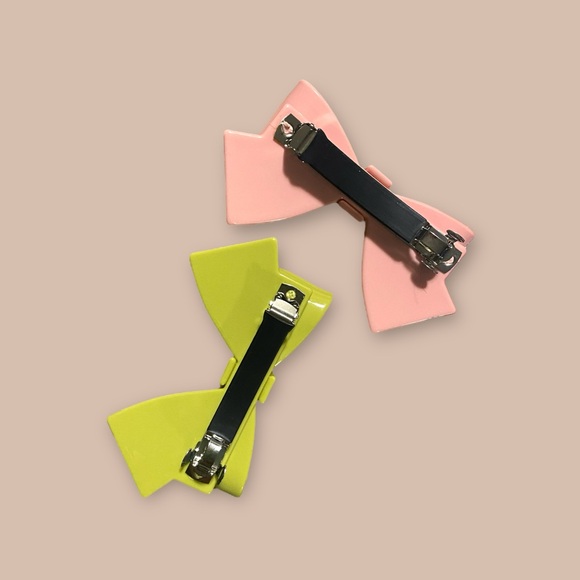 NWOT 🎉HP🎉Coquette Bow French barrettes - Picture 3 of 7